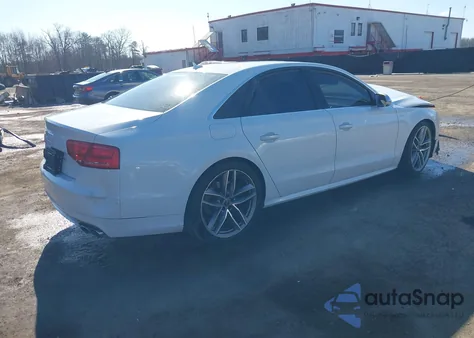 2013 Audi S8 4.0T из США, поврежденный, VIN WAUD2AFD1DN031887